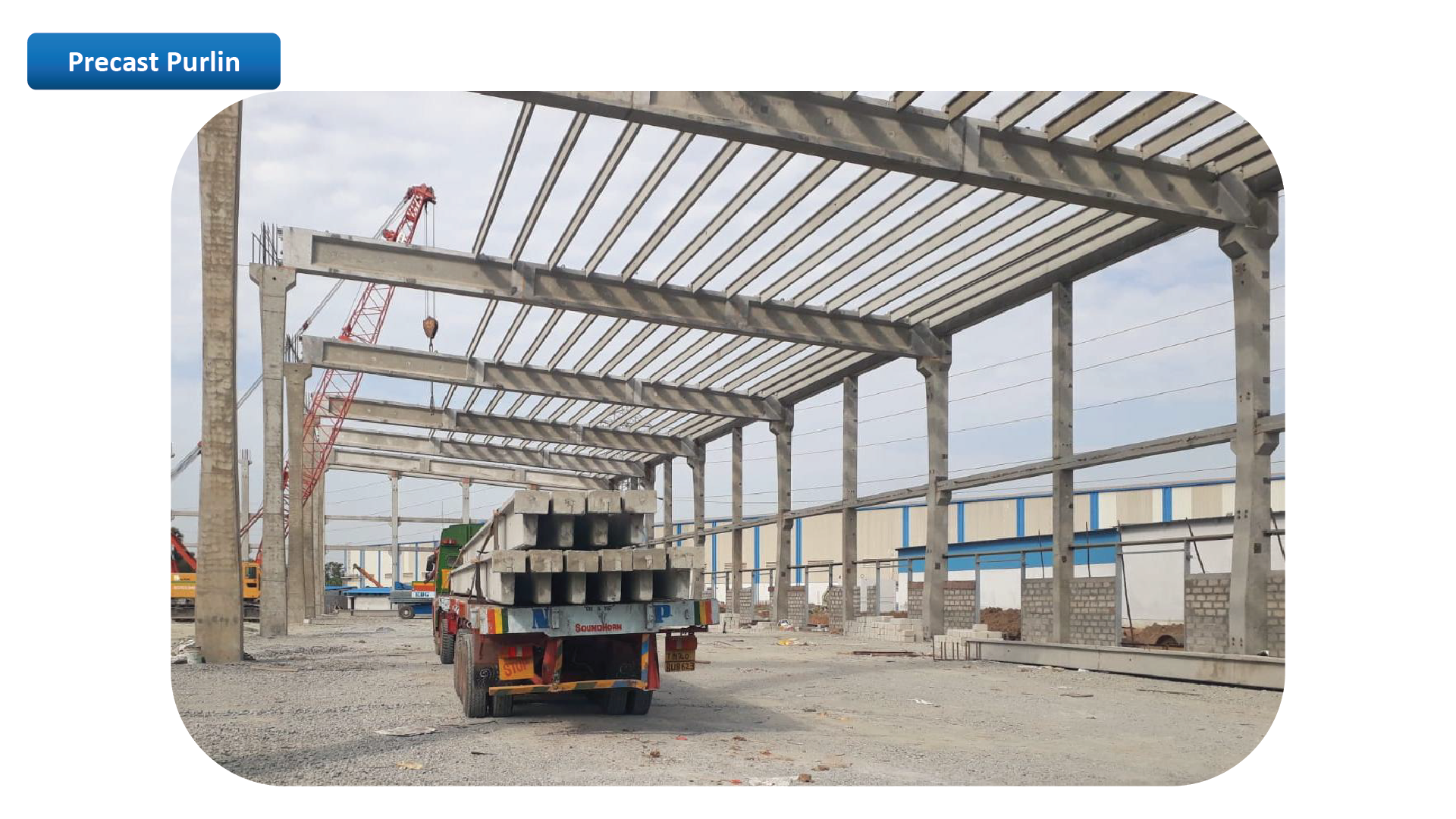 Precast purlin